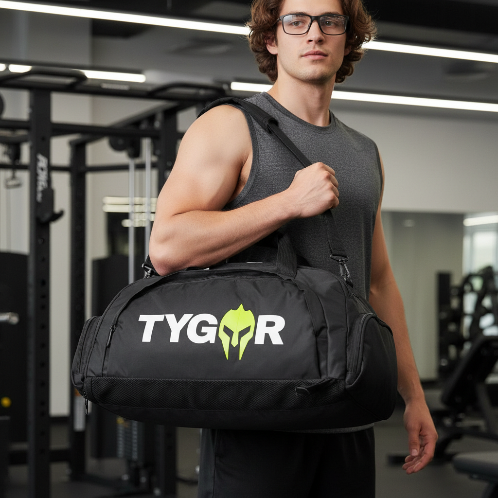 TYGOR TITAN™ – Sac de Sport Premium 32 L | Imperméable, Multi-Compartiments & Convertible