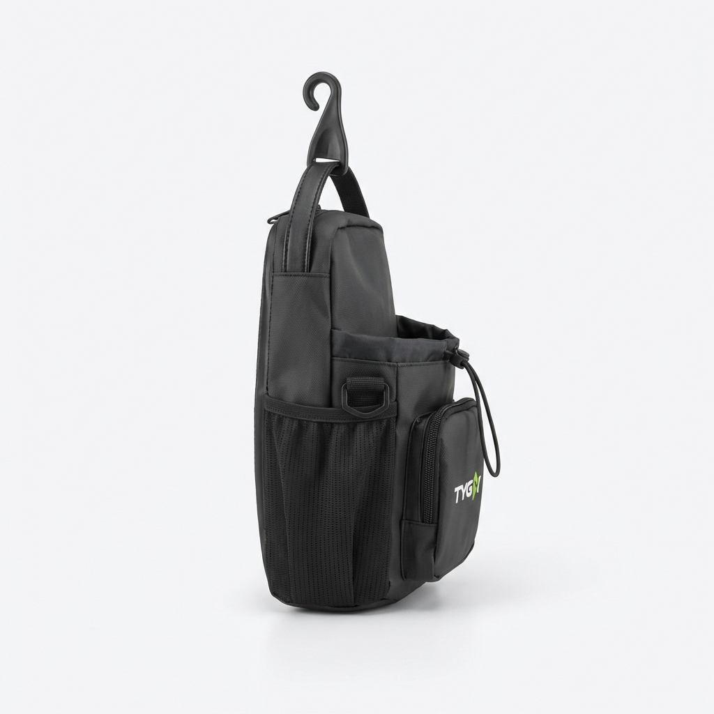 TYGOR MAGNETIK™ – Sac Magnétique Sport Étanche | Fixation Ultra-Forte | Porte-Gourde 1,5L, Téléphone & Clés | Compact, Unisexe, Résistant