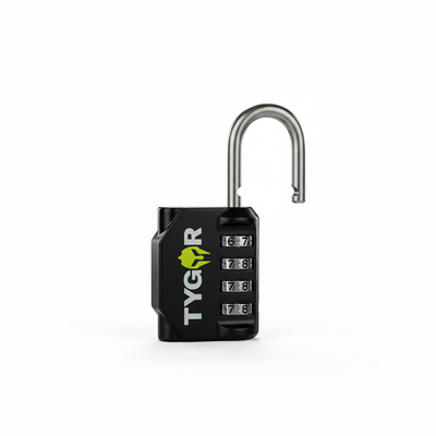 TYGOR LOCK™ – Cadenas à Code 4 Chiffres | Sécurité Renforcée, Design Ultra-Robuste