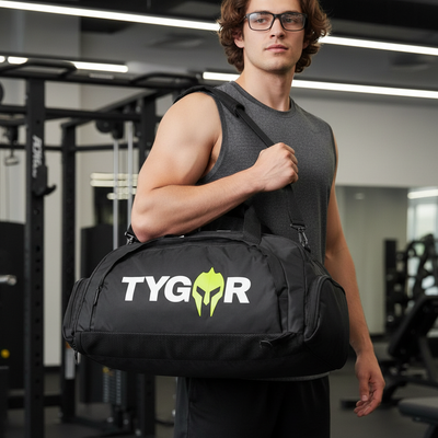 TYGOR TITAN™ – Sac de Sport Premium 32 L | Imperméable, Multi-Compartiments & Convertible
